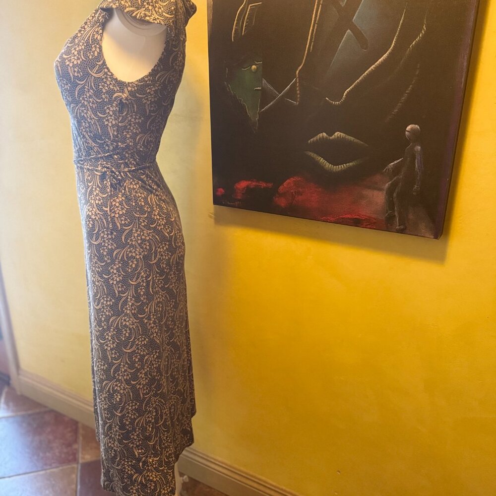 Betsey Johnson Vintage Garden Party Midi Dress – Size S – Excellent Condition - Picture 3 of 10